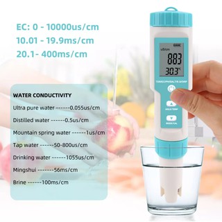 Bút thử nước sạch, đo độ mặn, bút đo pH, dùng cho nuôi cá Koi