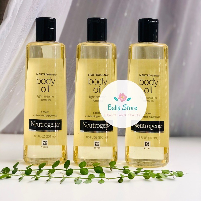 Dưỡng thể Neutrogena Body Oil Light Seasame Formula