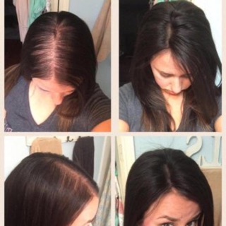 mái giả (mới ) da đầu 3D 55cm (tơ nhân tạo Nhật)