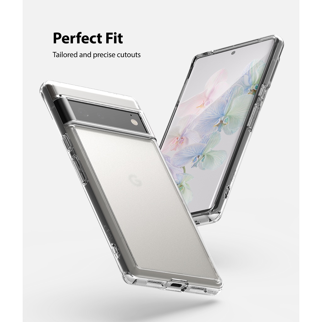 Ốp điện thoại Ringke dòng fusion kiểu trong suốt cứng màu nhám cho Google Pixel 6 Pro Pixel 6
