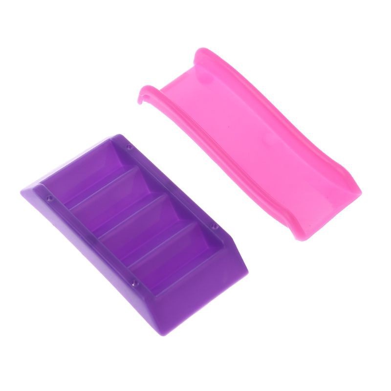 Phụ kiện búp bê đồ chơi cầu trượt cho búp bê barbie ANDATOY AD916