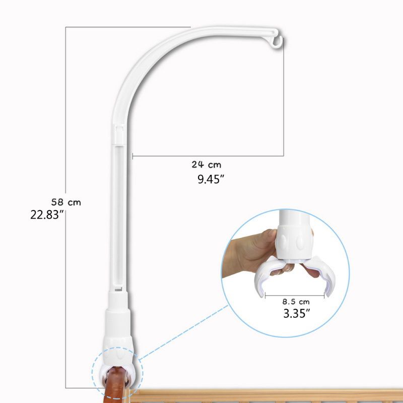 Giá Đỡ Đồ Chơi Lục Lạc Xoay Bằng ABS Cho Bé