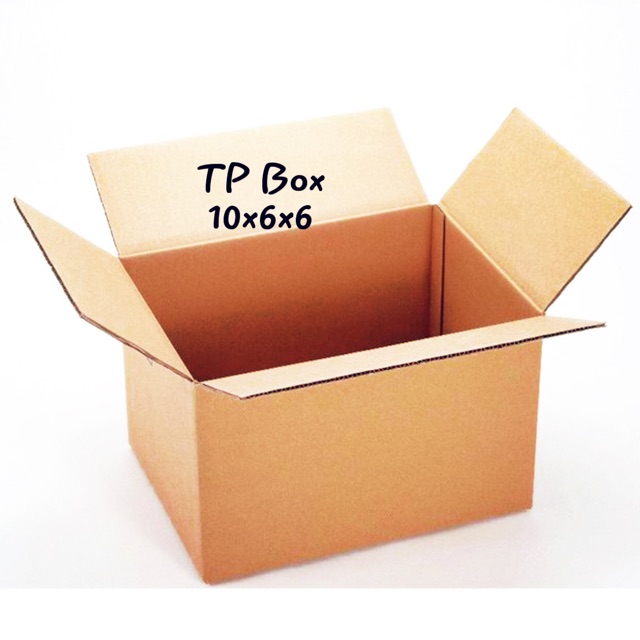 Hộp giấy carton giá rẻ size 10x6x6cm - Bộ 30 hộp đóng hàng