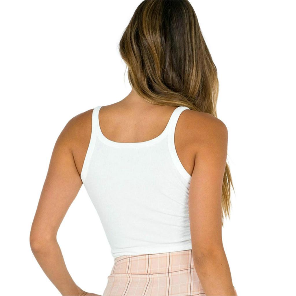 Áo Thun Lửng Không Tay Thời Trang Dành Cho Nữ