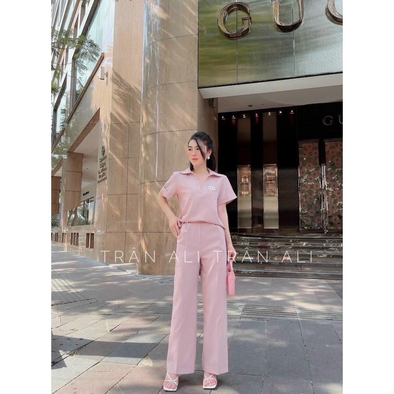 SNU150 - SET BỘ NỮ CỔ BẺ QUẦN DÀI CẠP CAO | BigBuy360 - bigbuy360.vn