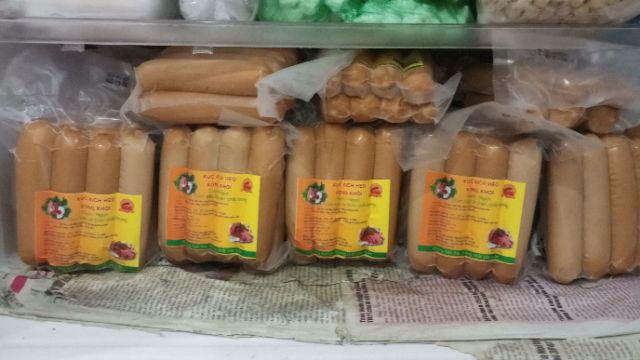 (Giao HN)500g Xúc xích xông khói chuẩn Keto, Das có video Test