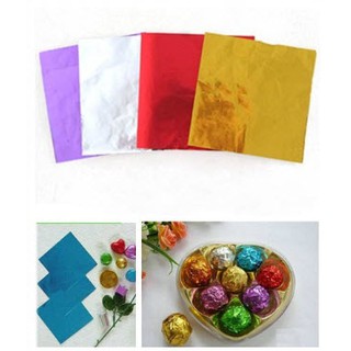 giấy bạc gói socola valentine 8 x 8cm