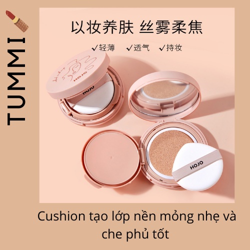 Cushion HOJO - Phấn nước chính hãng, che khuyết điểm, dưỡng ẩm cao và tạo lớp nền siêu mướt mịn