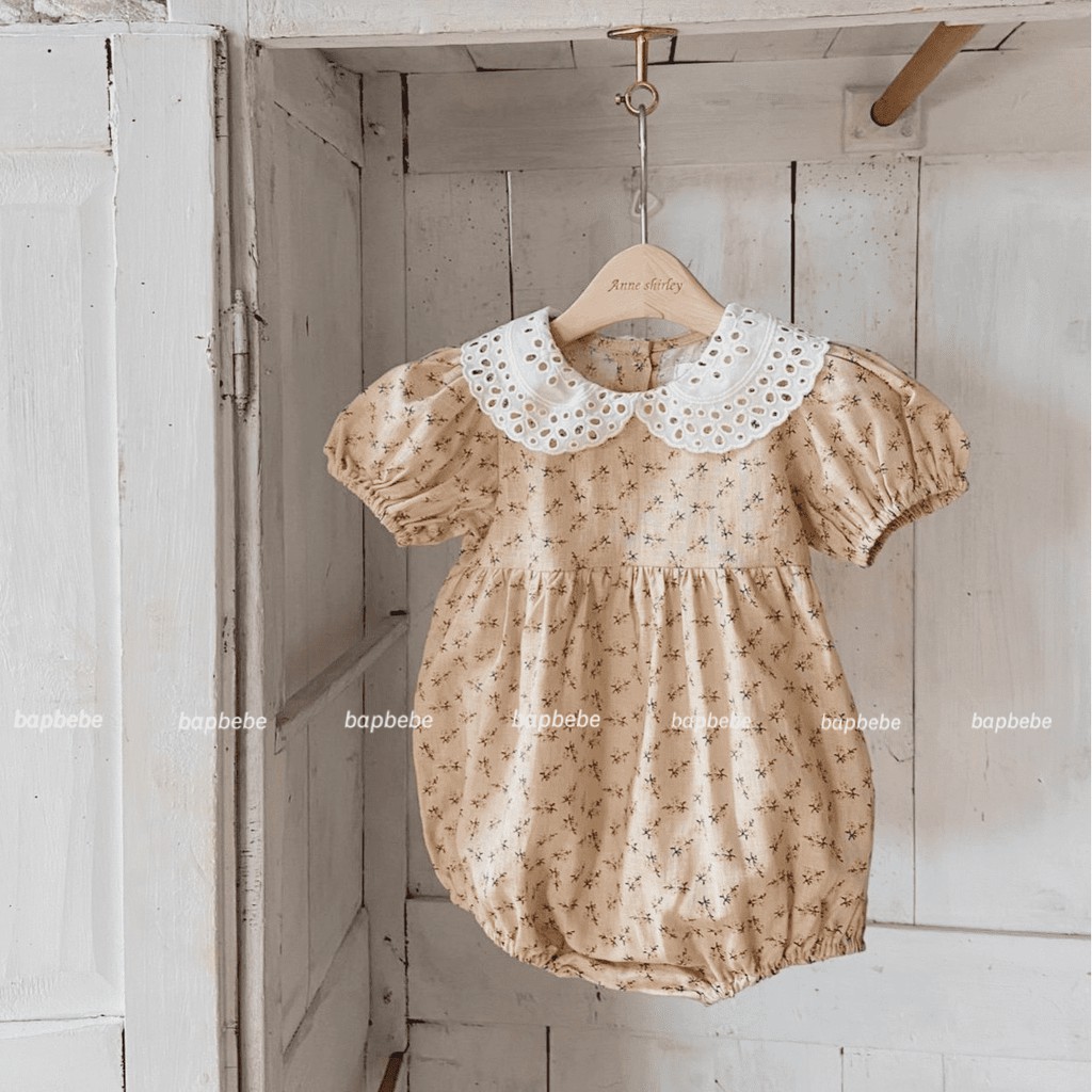 Bodysuit hoa nhí vintage Anne Shirley nội địa Hàn