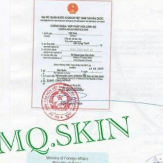 Thay da nhân sâm MQ Skin (chính hãng )