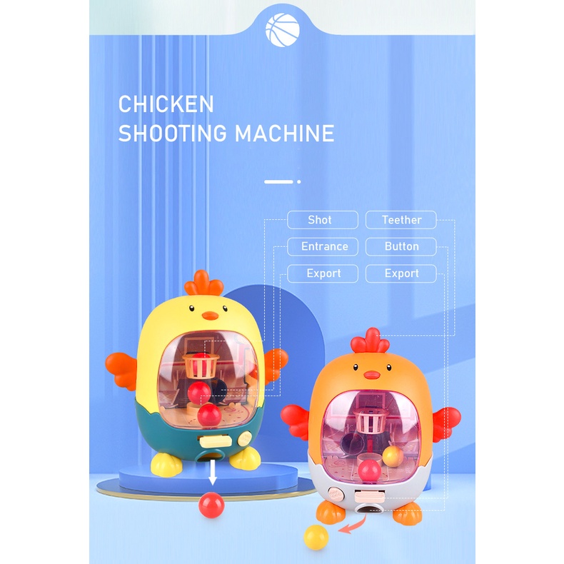 Đồ Chơi Máy Bắn Bóng Đá Hình Chim Cánh Cụt Để Bàn Vui Nhộn