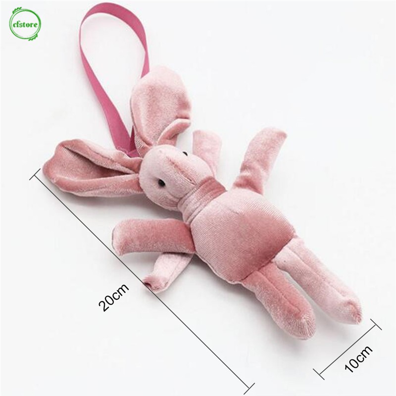 1 Móc Khóa Hình Thỏ Nhồi Bông Đáng Yêu Kích Thước 20cm