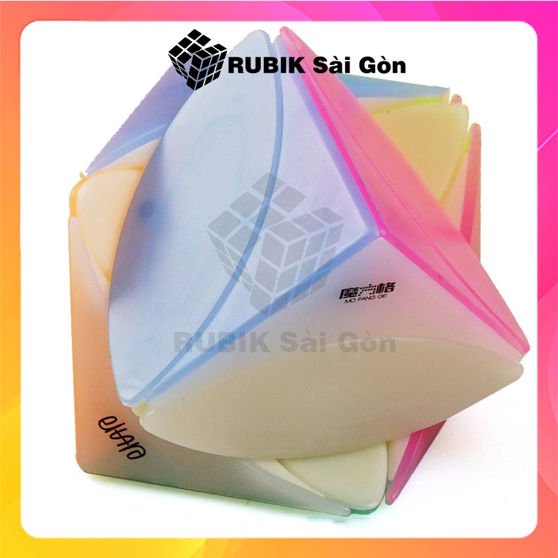 Rubik Ivy Jelly Cube Biến Thể Qiyi Rubic Thạch Lá Phong 6 mặt Maple Leaf Màu Sắc Đẹp Xoay Trơn Không Rít