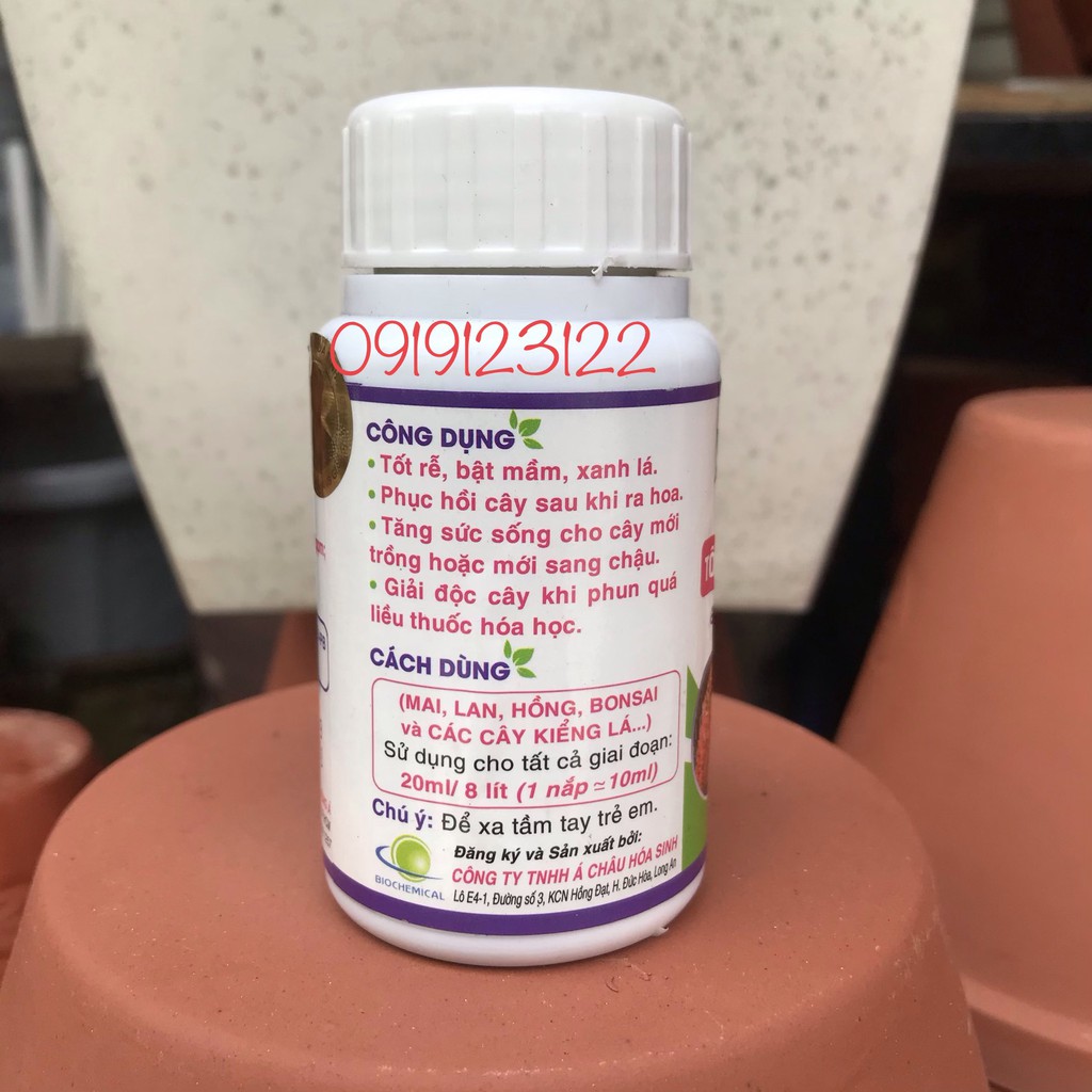 Phân bón sinh học Ami Green phục hồi cây sau ra hoa, tốt rễ bật mầm xanh lá