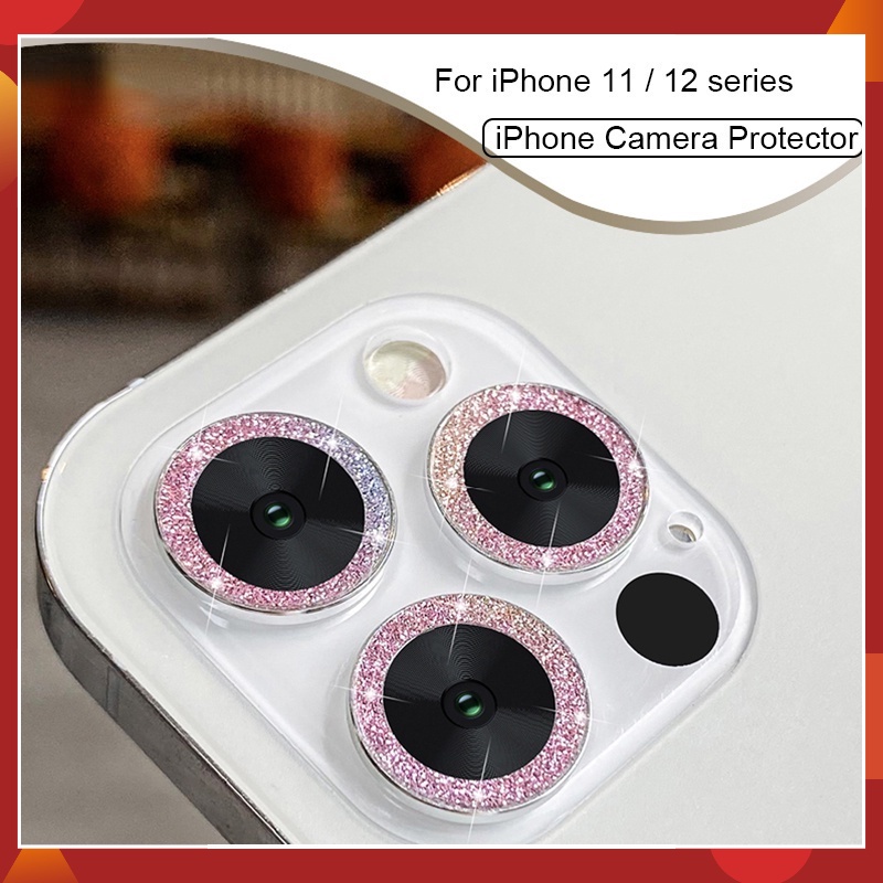 Miếng dán bảo vệ camera sau điện thoại cho IPhone 11 11Pro &11ProMax 12Mini 12Pro