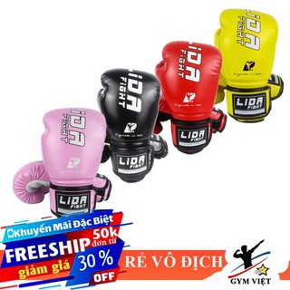 🎁 Găng tay boxing LIDA Fighht cao cấp ⚡FREE SHIP⚡ Găng tay đấm bốc [ HOT ]