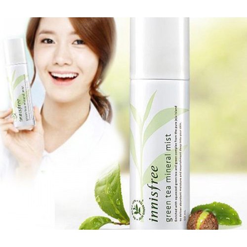 Xịt Khoáng Dưỡng Da Và Chống Lão Hóa Tinh Chất Trà Xanh Innisfree Green Tea Mist 50ml - Hàn Quốc Chính Hãng