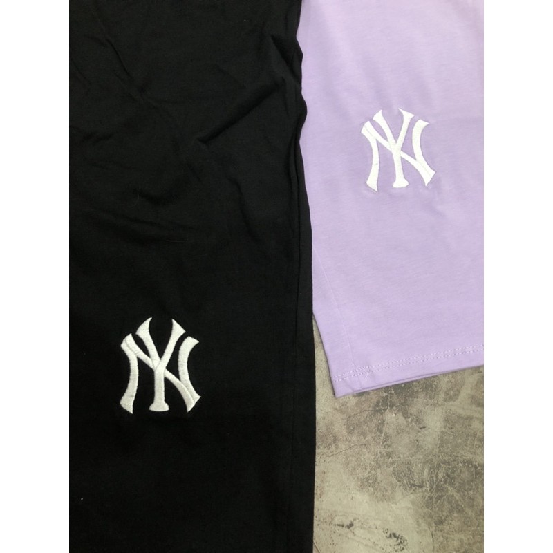 Quần Ngố Thun Mát Màu Đen/Tím Logo Thêu