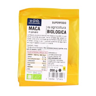 Bột Maca ( Nhân sâm Peru ) hữu cơ Sottolestelle 200g