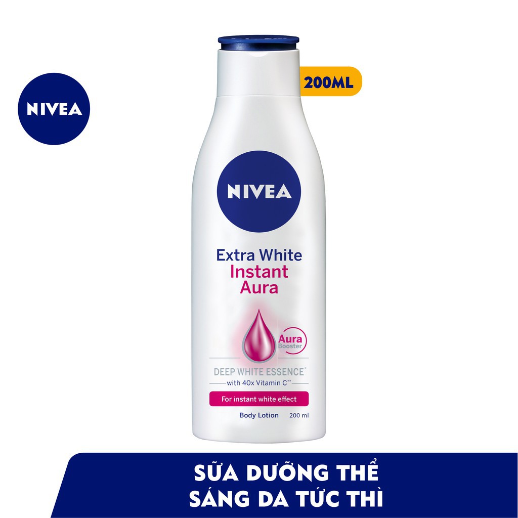 Sữa dưỡng thể giúp sáng da tức thì NIVEA 200ml( ban ngày)