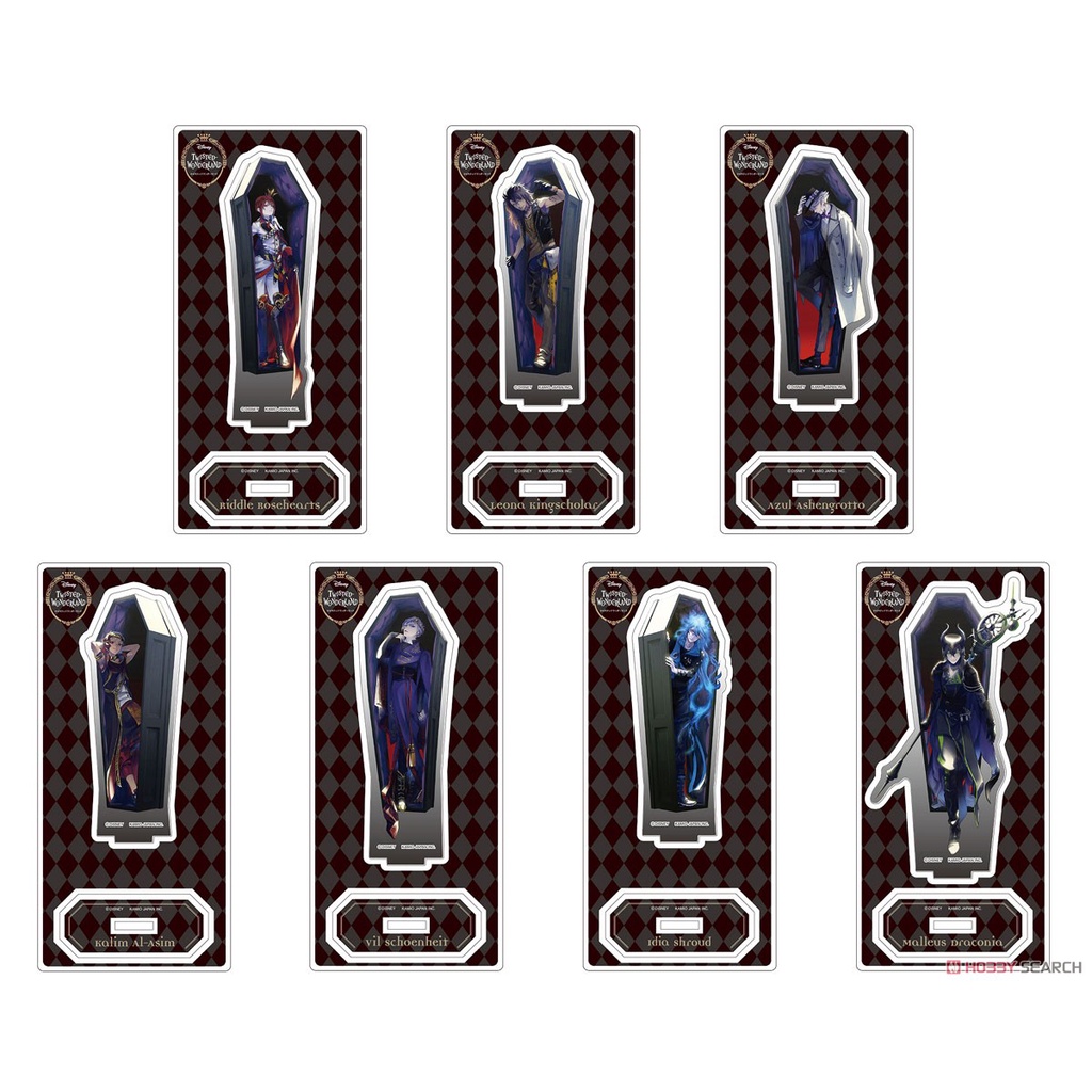 Standee trưng bày Disney: Twisted-Wonderland Acrylic Stand chính hãng Nhật Bản