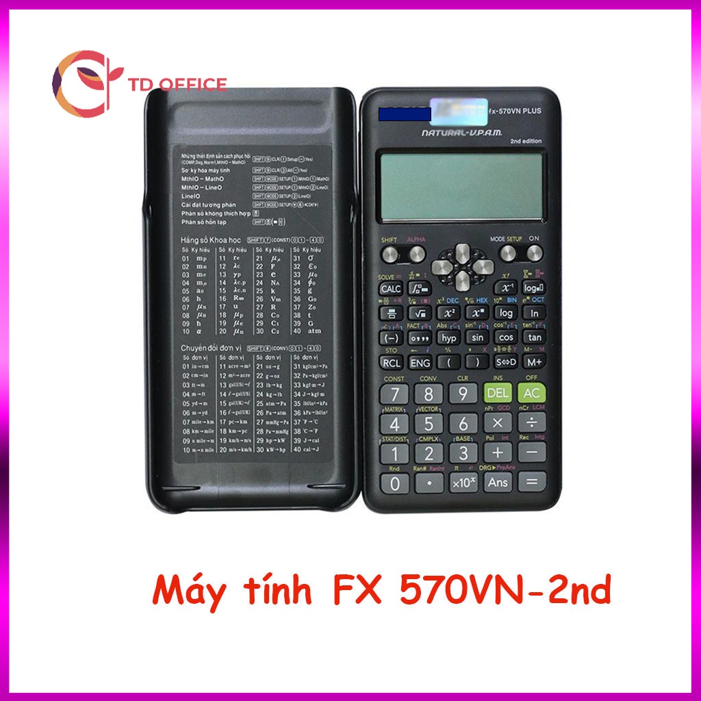 Máy Tính Cầm Tay FX 570VN Plus 2nd Editon, Máy Tính Học Sinh Giá Rẻ  FX 570 VN Plus