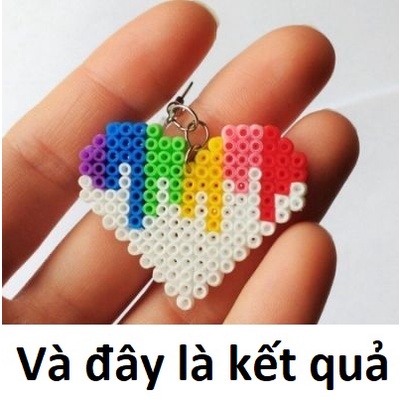 FOLLOW TẶNG 3KHÀNG CÓ SẴN Khuôn Vuông Tròn Lục Giác Cho Hạt Lớn 5mm Hạt Màu Kỳ Thú Perler Hama