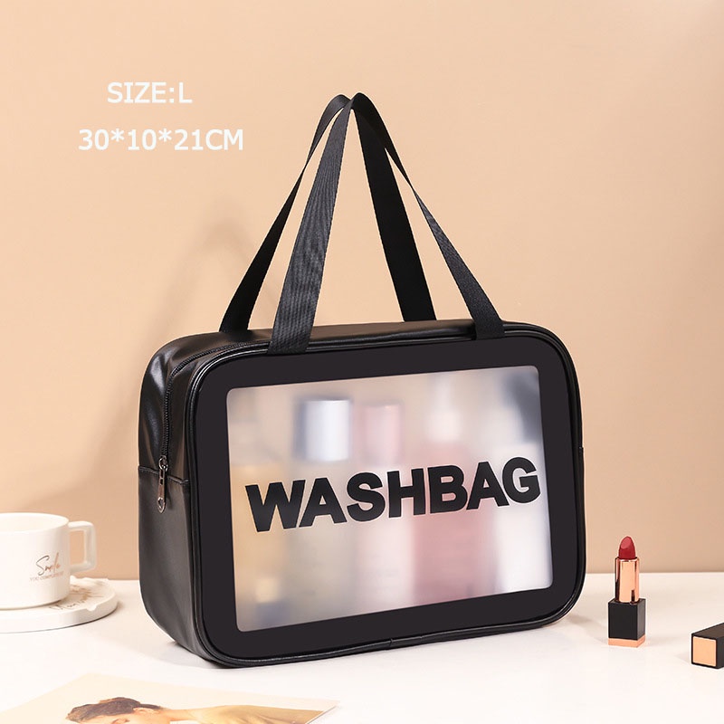 Túi Đựng Mỹ Phẩm / Đồ Trang Điểm Du Lịch Chống Thấm Nước Washbag Trong suốt