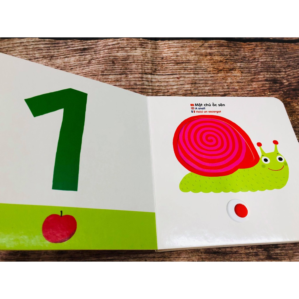 Sách - Chuyển Động Thông Minh Đa Ngữ Việt - Anh - Pháp chủ đề Số Đếm | BigBuy360 - bigbuy360.vn