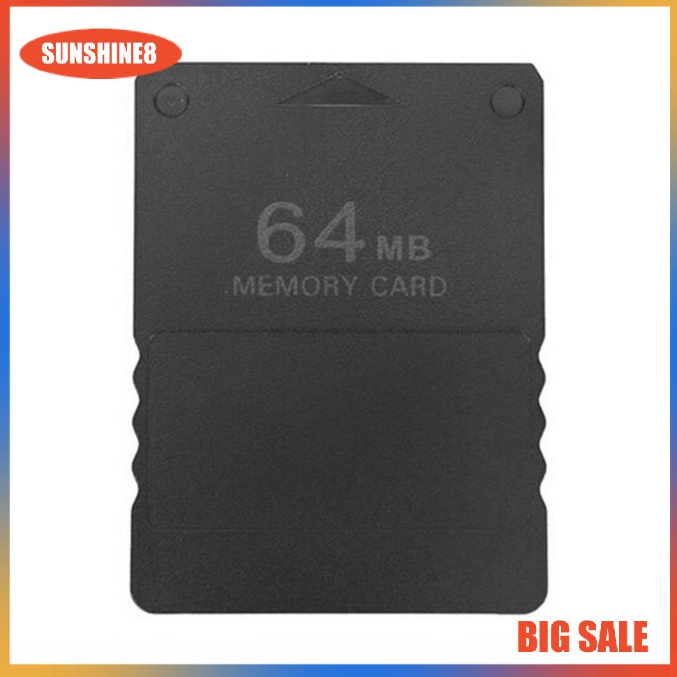 【SUN】High Speed Memory Card Save Game Data Stick Module Card for PS2 Black