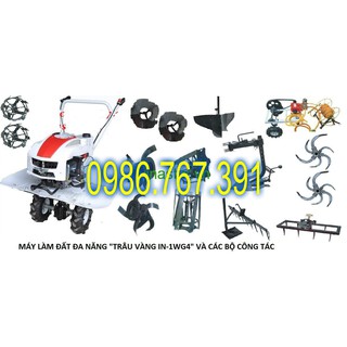 Máy làm đất đa năng TRÂU VÀNG 1WG4