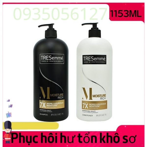 DẦU GỘI  XẢ TRESEMME PROFESSIONAL TOUCHABLE SOFTNESS MỸ 1153ml