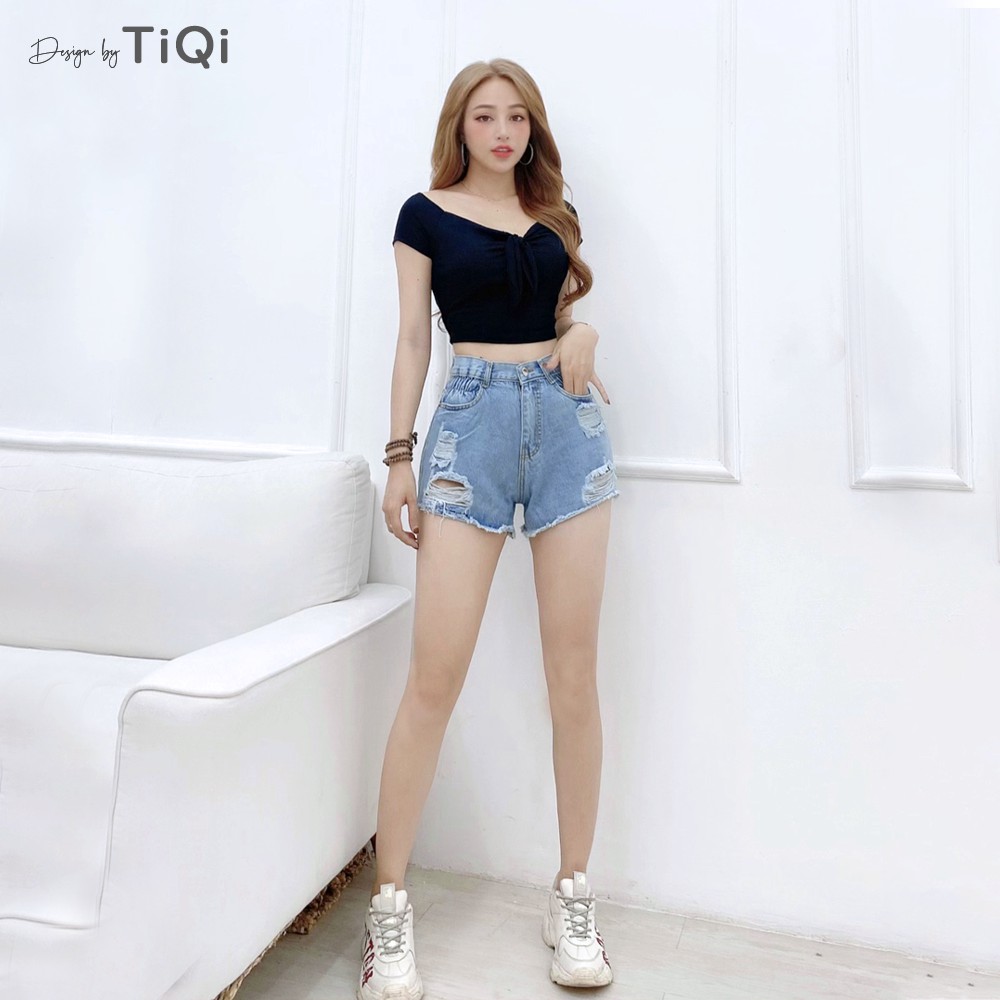 Quần short jean nữ TiQi Jeans S1-458