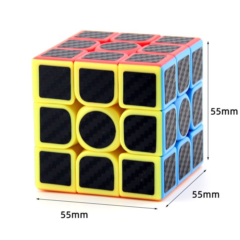 Đồ Chơi Rubik 3x3 Moyu Meilong Rubik Carbon Fiber - Rubik 3x3x3 Rubik Moyu 3 Tầng Khối Lập Phương