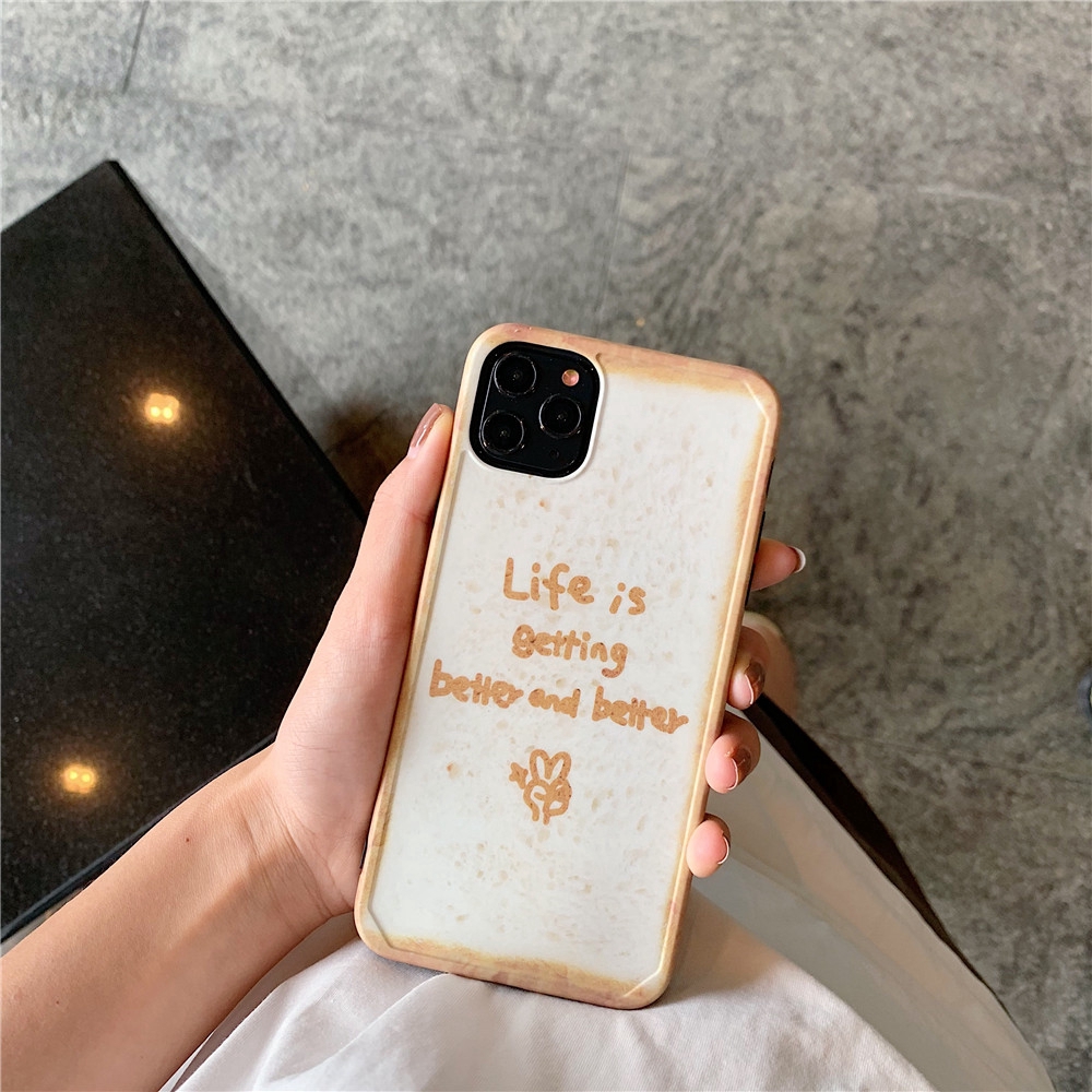 Ốp Điện Thoại Hình Bánh Mì Xinh Xắn Cho Iphone X Xr Xs Max 7 Plus 8 8 Plus 11 Pro Max | BigBuy360 - bigbuy360.vn
