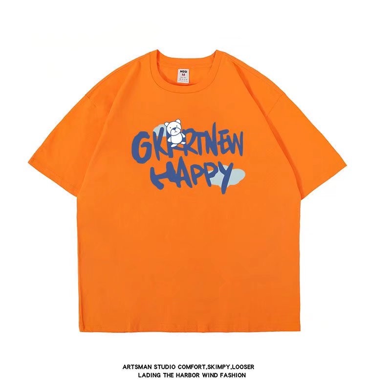 Áo Thun Nam Tay Ngắn Dáng Rộng In Chữ M-8XL