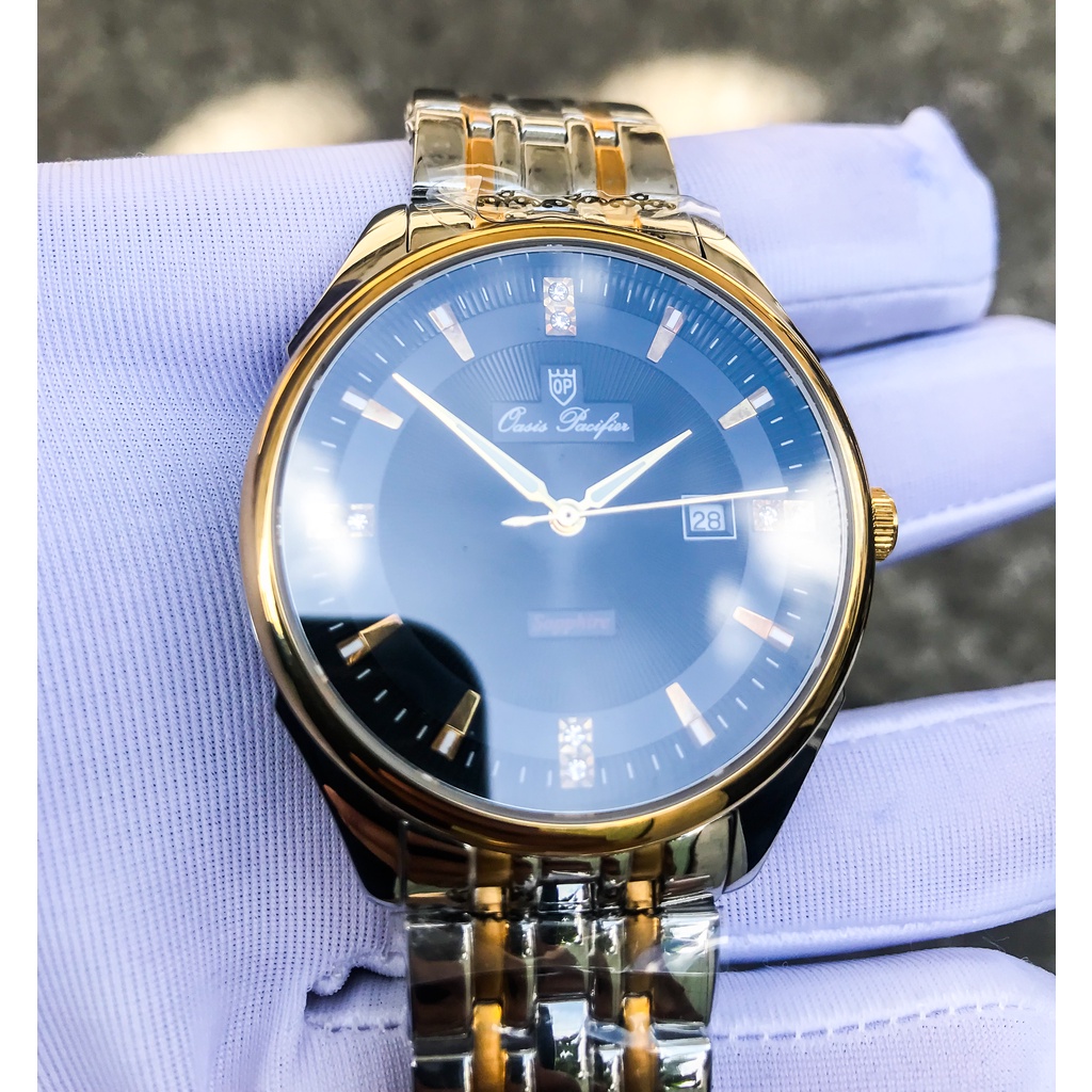 Đồng hồ nam Oasis Pacifier – Thời trang, máy Quartz, mặt kính Sapphire chống xước, chống nước.