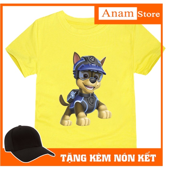 Áo thun cho bé chó tuần tra paw 2 đủ size đủ màu Anam Store