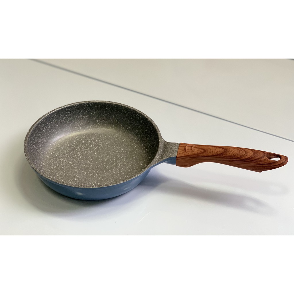 Chảo Chống Dính Vân Đá Đáy Từ Ecoramic Sâu Lòng 22cm 24cm 26cm 28cm 32cm