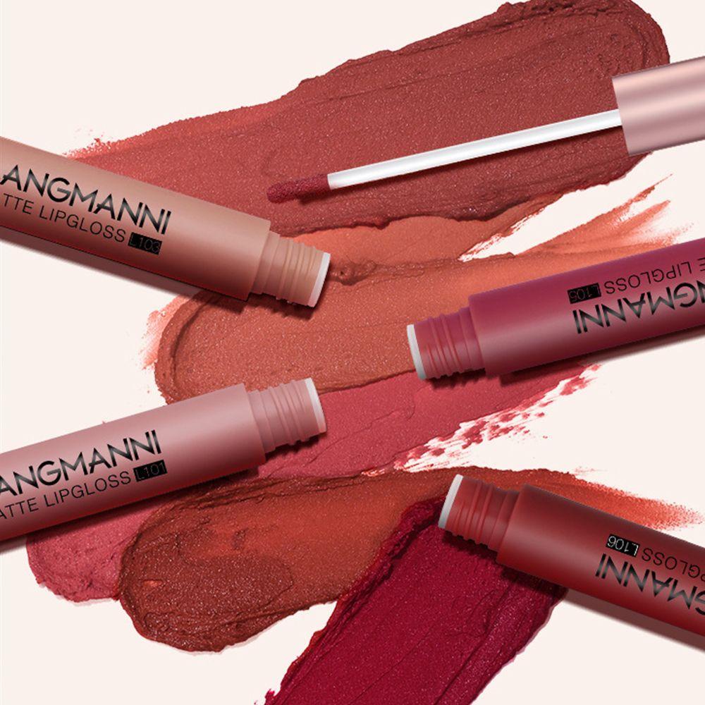 NIUYOU Set 6 Son Môi Lâu Trôi Dưỡng Ẩm Màu Sắc Quyến Rũ