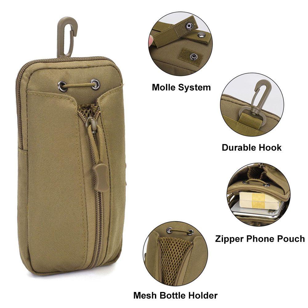 Danilo Túi Đeo Hông Đựng Điện Thoại / Tiền Xu Bằng Nylon Chống Thấm Nước Đa Năng Tiện Dụng