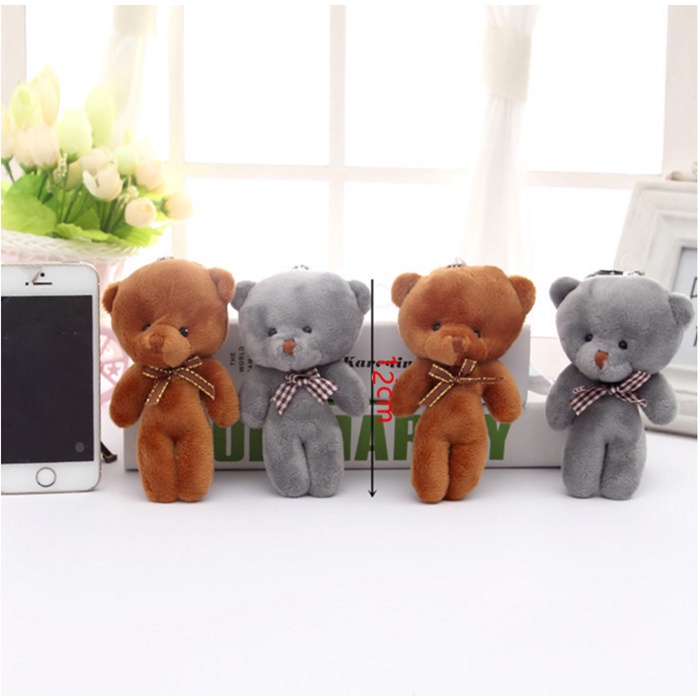 Gấu Bông Bằng Cotton PP Mềm Mại Treo Túi Xách