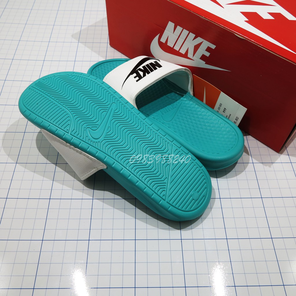 Dép Nike Nk quai ngang hai màu hot trend unisex nam nữ loại 1 cao cấp in nổi, lót dày, tem size in nhiệt, tặng kèm hộp.