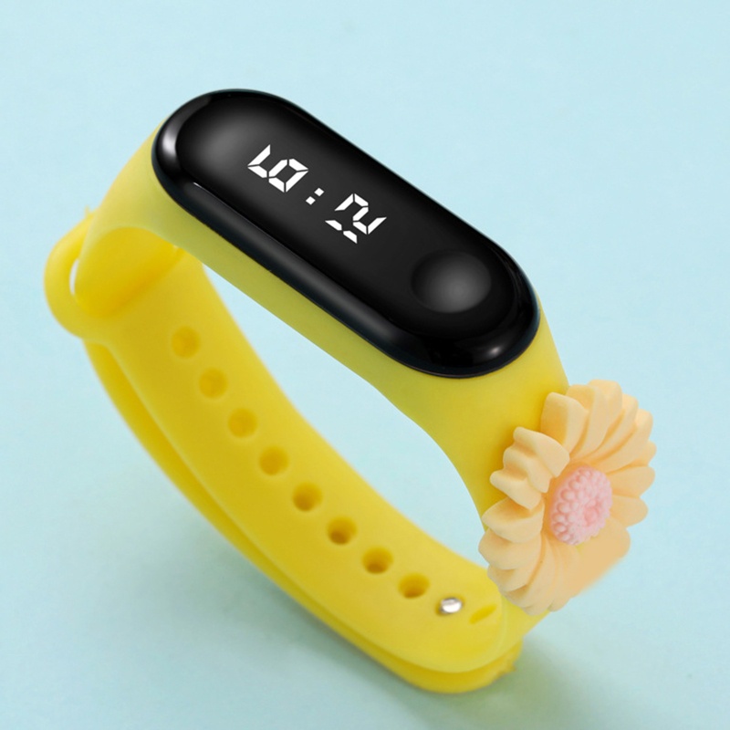 Đồng Hồ Điện Tử Dây Silicone Cho Bé