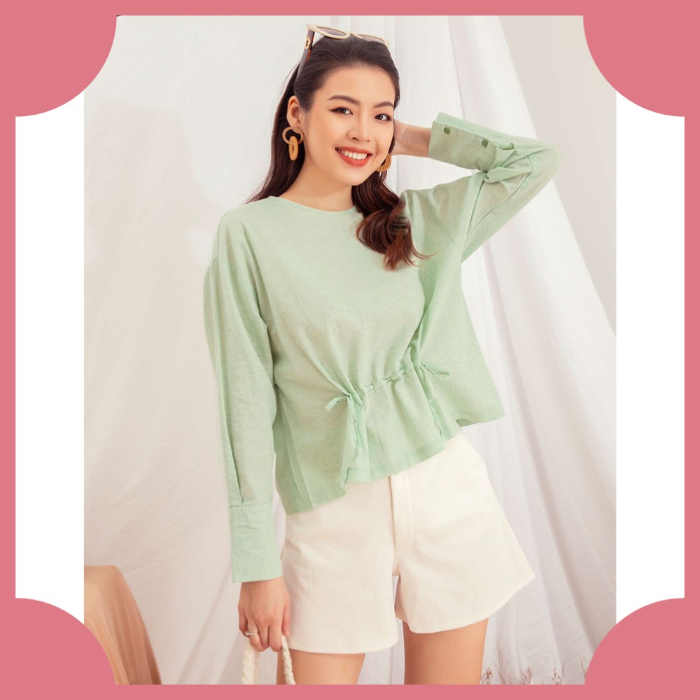 Combo Sơ mi nữ và Quần short thời trang 2Hand Mã 566 - Khách đặt hàng qua Livetream