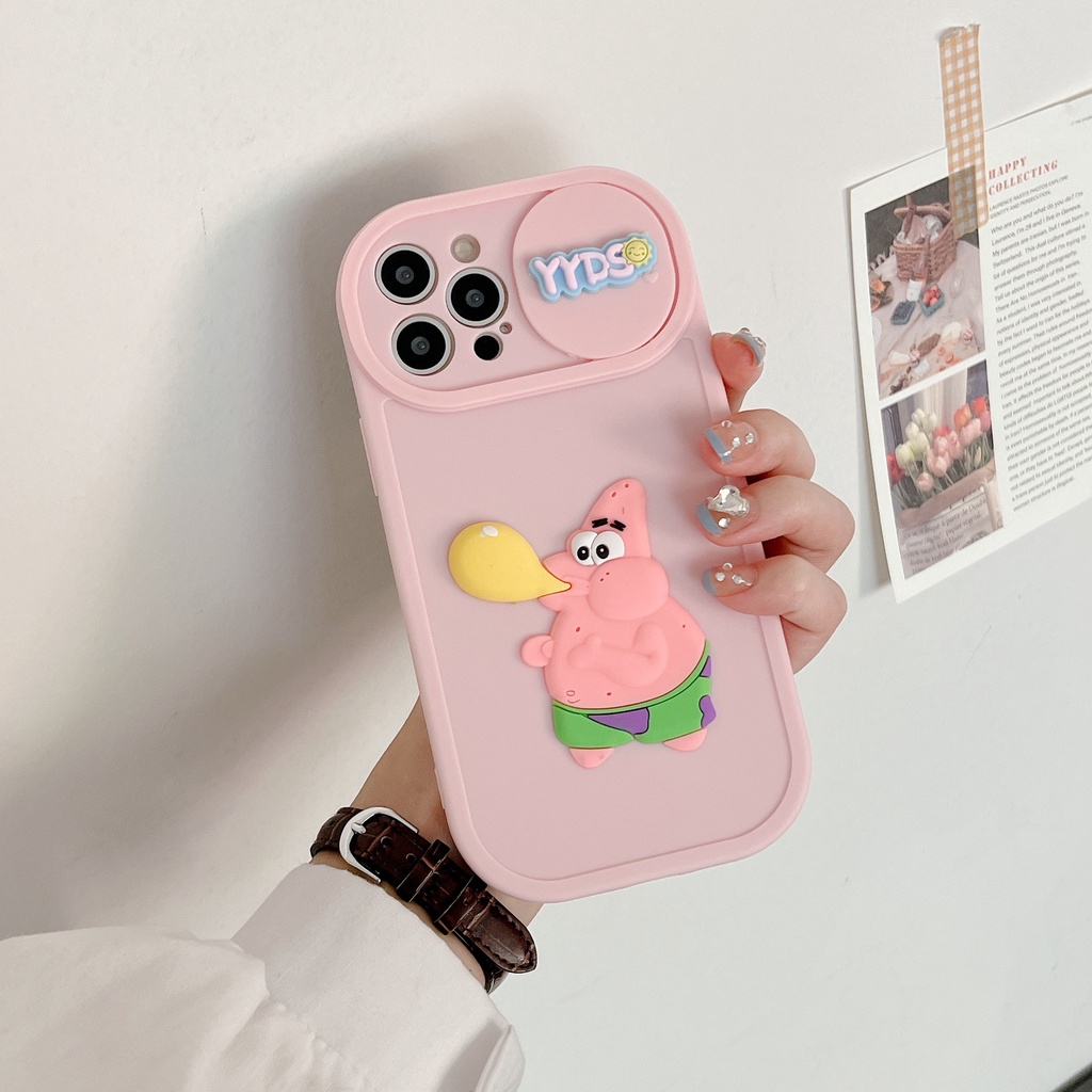 Ốp Điện Thoại Dẻo Họa Tiết Hoạt Hình SpongeBob Cho iPhone 14 / 13 / 12PRO MAX / 11 / 13PRO MAX