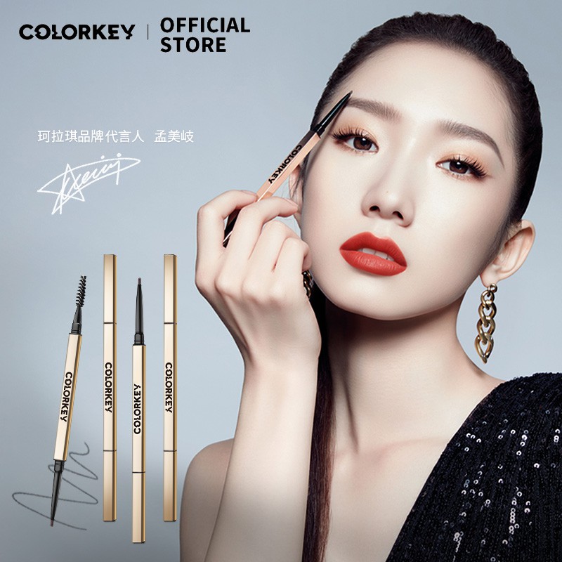 Bút Kẻ Lông Mày Colorkey Hai Đầu Với Cọ Mỹ Phẩm Trang Điểm Mắt Tự Nhiên Không Thấm Nước Lâu Trôi  80g | BigBuy360 - bigbuy360.vn