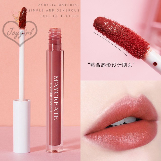[Genuine] MAYCREATE Lip Gloss Set Lip Glaze Lipstick Lip Lacquer Velvet Mist Finish Matte Lip Cosmetics | BigBuy360 - bigbuy360.vn