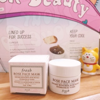 Mặt nạ hoa sen Fresh Rose Face Mask cấp ẩm dịu da 15ml