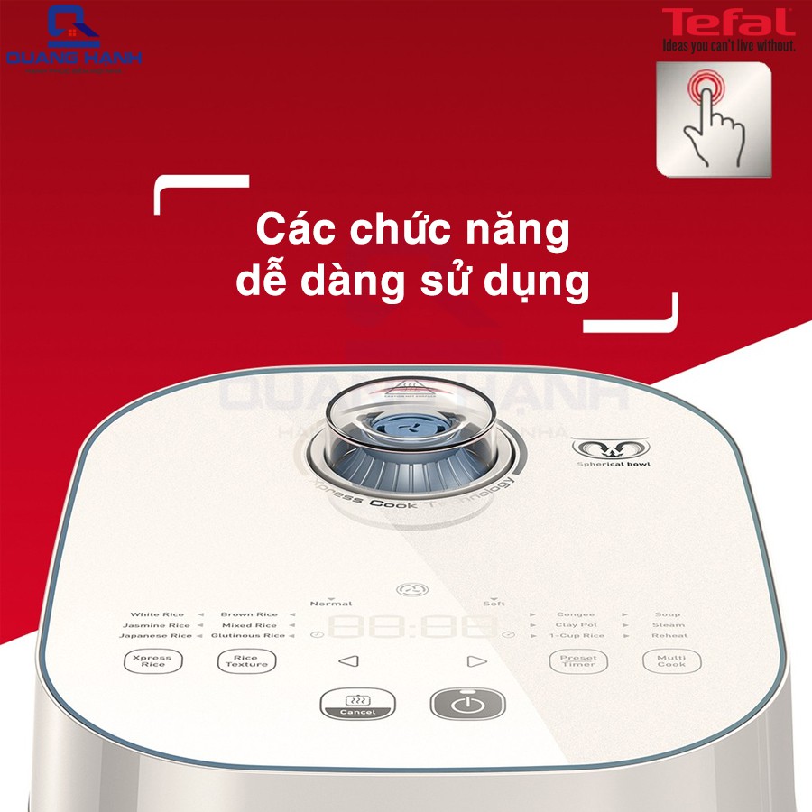 Nồi cơm điện cao tần 1.5L Tefal RK762168 [Hàng chính hãng] | BigBuy360 - bigbuy360.vn